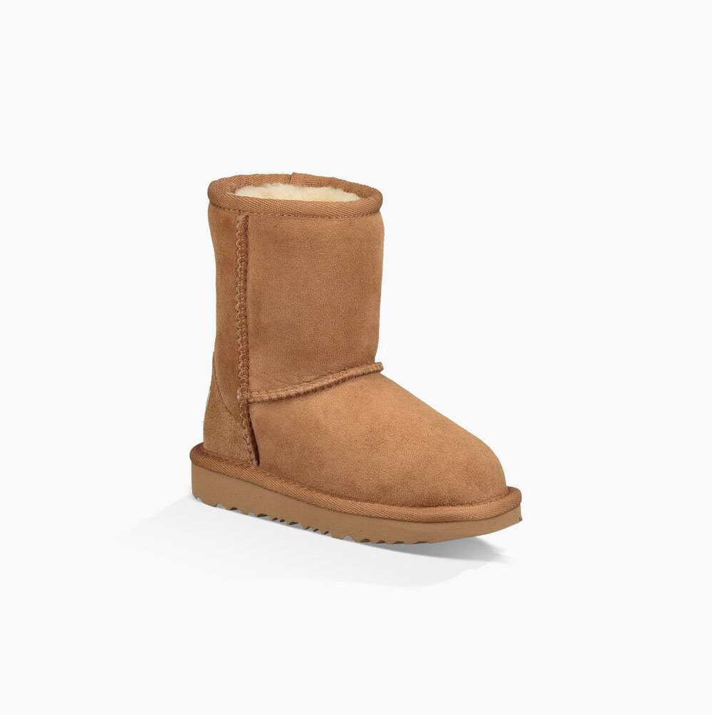 UGG Classic II Brown Boots for Toddlers (DPOM34261)